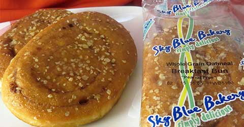 WG Oatmeal Breakfast Bun – Skybluefoods.com