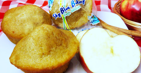 Whole Grain Apple Muffins – Skybluefoods.com